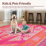 Modern Colorful Geometric Motif(Pink)