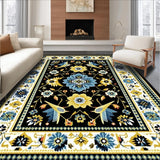 Striking Folk Art Floral Theme(Black)