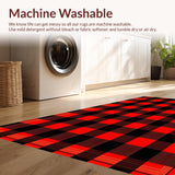 Artful Checkered Play Area(Red)