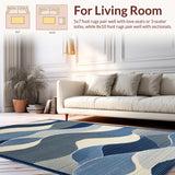 Whimsical Curvy Jute Arrangement(Blue)