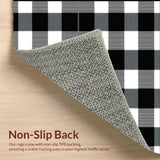Sophisticated Neutral Plaid Arrangement(Black)