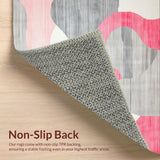 Chic Light Pink Abstract Swirls(Pink)