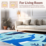 Eclectic Coastal Themed Bath Accessory(Blue)