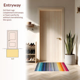 Eclectic Dark Grey Geometric Arrangement(Yellow)