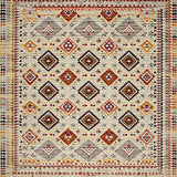 Ultra Soft Area Rug, Non Slip, Stain Resistant, Washable Area Rugs for Living Room, Bedroom, Contemporary Earthy Patterned Aesthetic(Beige)