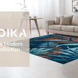 Modern Distressed Botanical Design(Blue)