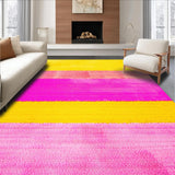 Ultra Soft Area Rug, Non Slip, Stain Resistant, Washable Area Rugs for Living Room, Bedroom, Radiant Youthful Nature Elements(Yellow)