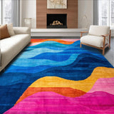 Vibrant Geometric Color Fusion(Blue)