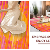 Eclectic Textured Decorative(Pink)