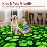 Whimsical Clover Patterned Decor(Green)