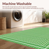 Rustic Checkerboard Visual Appeal(Green)