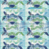 Ultra Soft Area Rug, Non Slip, Stain Resistant, Washable Area Rugs for Living Room, Bedroom, Playful Sea Turtle and Pebble Pattern Rug with Abstract Oceanic Geometry(Blue)
