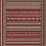 Ultra Soft Area Rug, Non Slip, Stain Resistant, Washable Area Rugs for Living Room, Bedroom, Rustic Earthy Braided Aesthetic(Red)