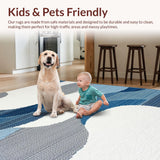 Elegant High Low Texture Blend(Blue)