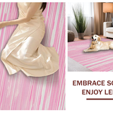 Vibrant Shaggy Texture Fusion(Pink)
