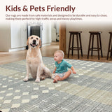 Chic Neutral Toned Trellis Design(Beige)