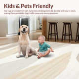 Elegant Creamy Geometric Motif(Beige)