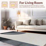 Chic Half Moon Geometric Design(Gray)