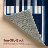 Coastal Striped Nautical Aesthetic(Blue)