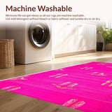 Vivid Preppy Graphic Delight(Pink)