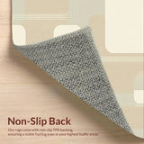 Artful Meandering Lines Tranquil Vibe(Beige)