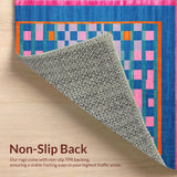 Chic Multicolor Graphic Arrangement(Blue)