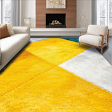 Ultra Soft Area Rug, Non Slip, Stain Resistant, Washable Area Rugs for Living Room, Bedroom, Vibrant Yellow Kitchen Stain-Resistant Decorative Rug(Yellow)