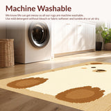 Charming Kawaii Bear Motif(Beige)