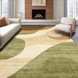 Contemporary Earthy Abstract Swirls(Beige)