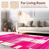 Chic Plush Abstract Visual(Pink)