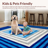 Playful Nonlinear Patterned Art(Blue)