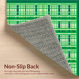 Lively Geometric Green Tiled Artistry(Green)