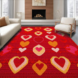 Bold Retro Heart Shape(Red)