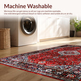Elegant Transitional Floral Motif(Red)