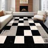 Contemporary Graphic Black and Beige(Gray)