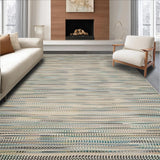 Ultra Soft Area Rug, Non Slip, Stain Resistant, Washable Area Rugs for Living Room, Bedroom, Timeless Rustic Jute Style(Beige)