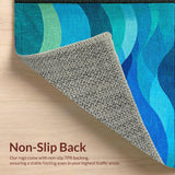 Engaging Abstract Patterned Layout(Blue)