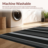 Rustic Black and White Geometric Appeal(Black)