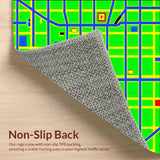 Whimsical Traffic Route Imagery(Green)