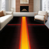 Lively Multicolor Geometric Form(Black)