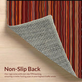 Contemporary Vivid Stripe Blend(Red)