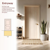 Ultra Soft Area Rug, Non Slip, Stain Resistant, Washable Area Rugs for Living Room, Bedroom, Simple Warm Beige Aesthetic(Beige)