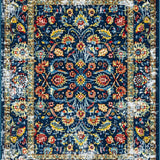 Chic Colorful Paisley Motif(Blue)