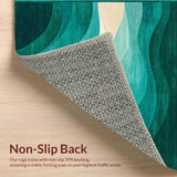 Chic Abstract Linear Composition(Green)