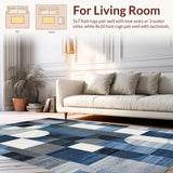 Refined Contemporary Circular Elements(Blue)