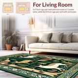 Transitional Earthy Textured Print(Green)