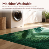 Cozy Greenery Watercolor Entrance(Green)