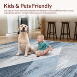 Cozy Neutral Trellis Elements(Blue)