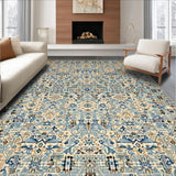 Art Deco Inspired Floral Composition(Blue)