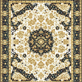 Ultra Soft Area Rug, Non Slip, Stain Resistant, Washable Area Rugs for Living Room, Bedroom, Montessori Children Floor Beige(White)
